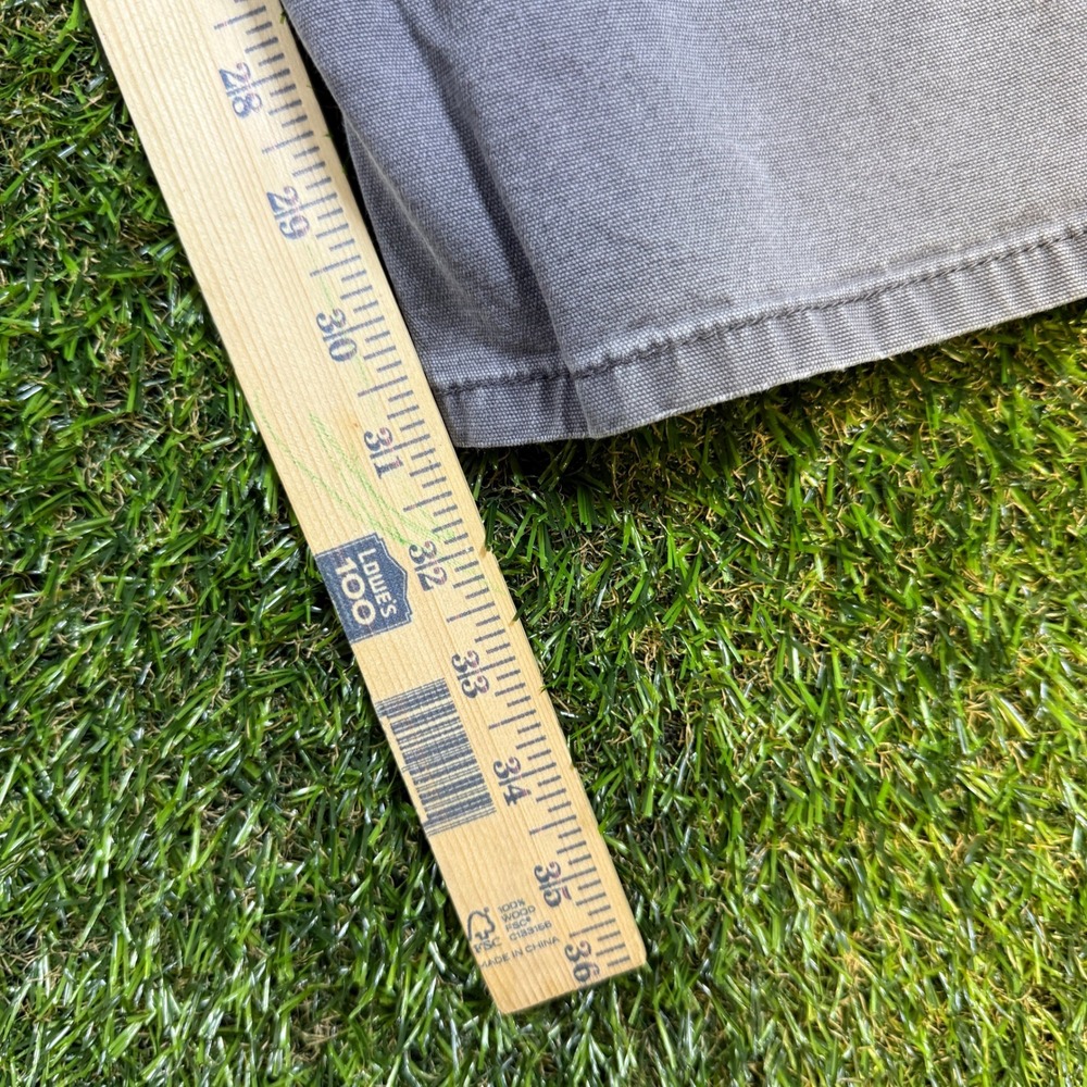 Carhartt Mens Relaxed Fit Canvas Work Pants Grey 32x32 Utility Carpenter Trouser - Picture 6 of 10